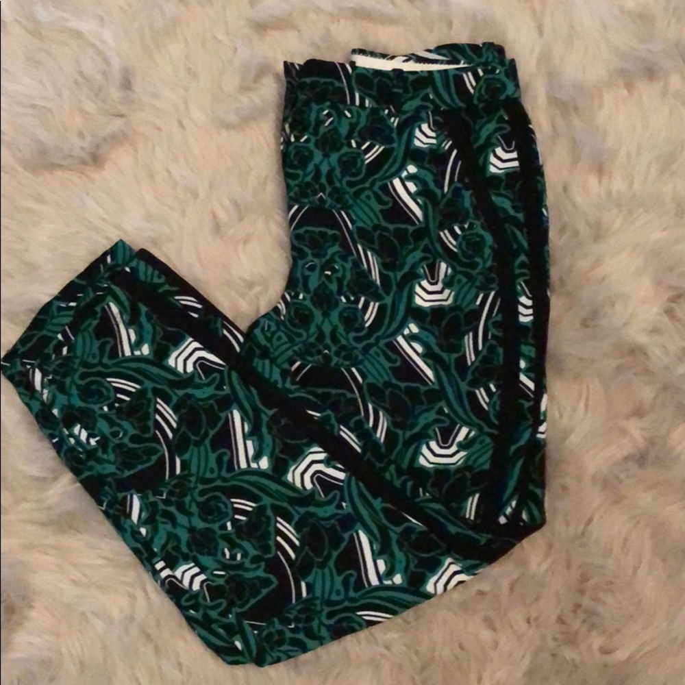 J CREW Floral dress pant
